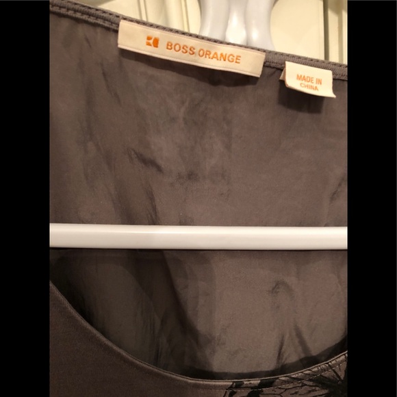 NWOT Silk tee by Boss - Picture 3 of 3